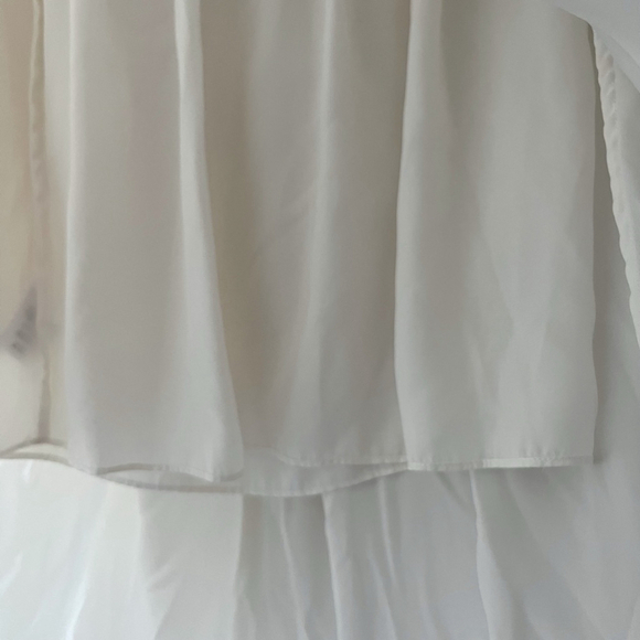 TALULA Aritzia Small White High Low Skirt Fairy Whimsy Ballet Coquette - Picture 8 of 10